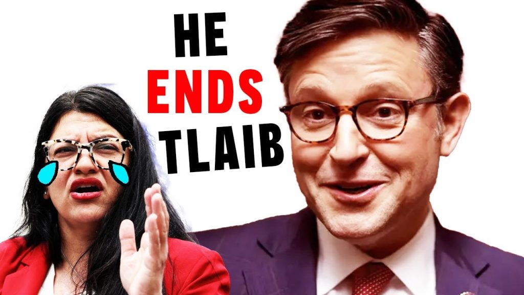 Mike Johnson ENDS Rashida Tlaib Over Illegal Encampments Across America