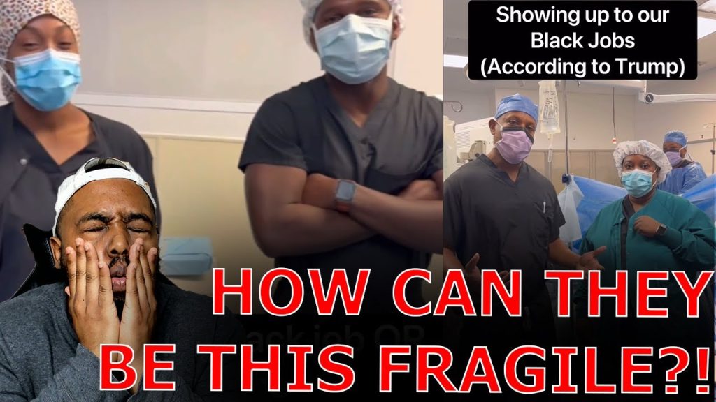 TRIGGERED Black Surgeon PAUSES Surgery To Make TikTok Video Fuming Over Trump Black Jobs Comment!