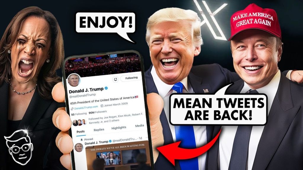 Triumphant Trump ENDS Kamala’s Career with BRUTAL TROLLING on   | MEAN TWEETS RETURN