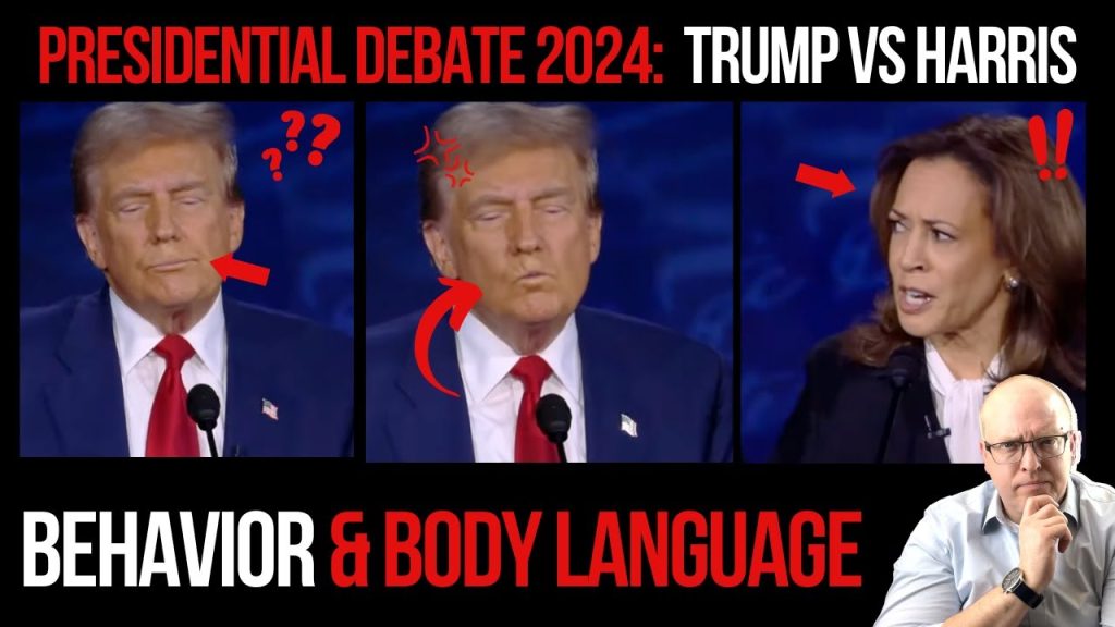 Trump and Harris Presidential Debate 2024: Behavior and Body Language