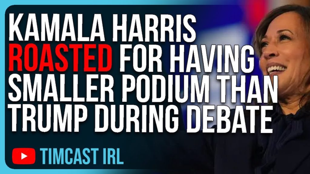 Kamala Harris ROASTED For Having Smaller Podium Than Trump During Debate