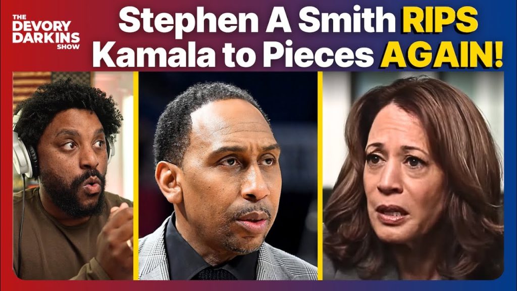 Stephen A Smith RIPS Kamala after EMBARRASSING Interview