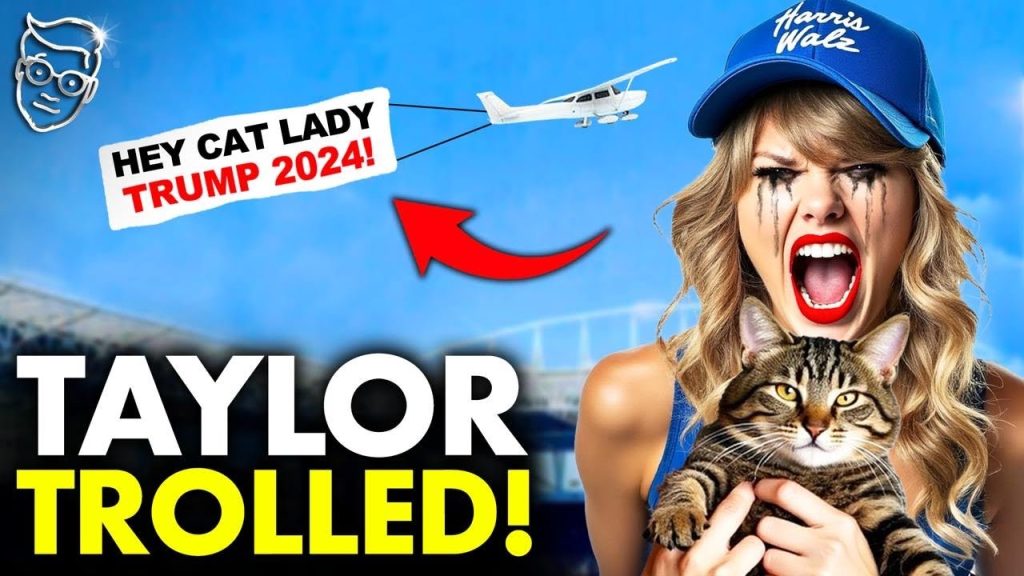 Taylor Swift SCREAMS As Team Trump Fly ‘TRUMP 2024’ Banners Over Her Concert | Swifties Salty Cry