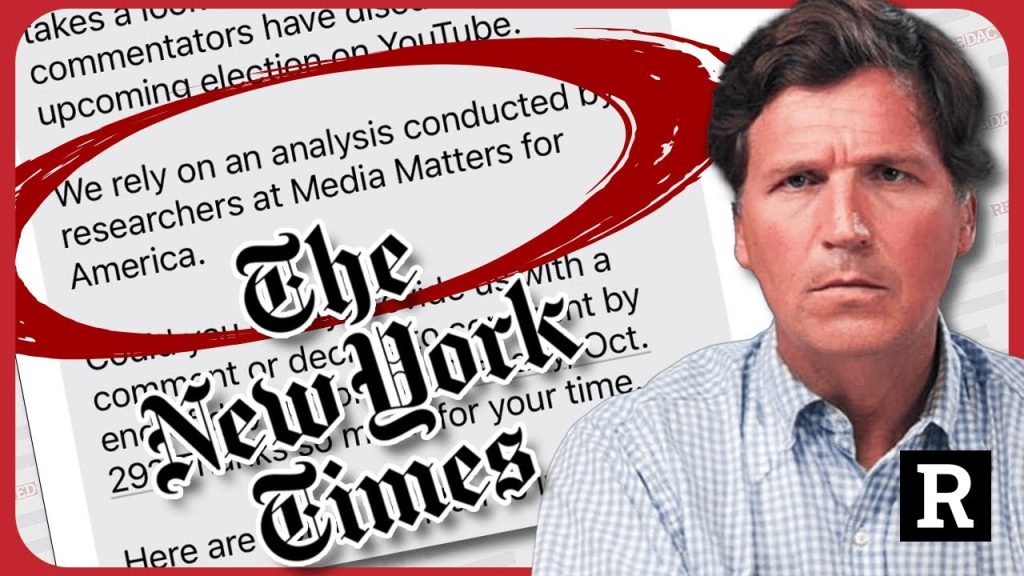 Tucker Carlson DESTROYS New York Times reporter with one text message | Redacted w Clayton Morris