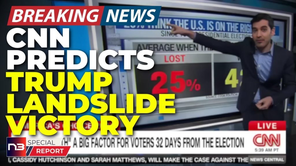 BREAKING: CNN Admits Trump Favorite to Win! 68% Electoral College Edge as Harris Hits Rock Bottom!