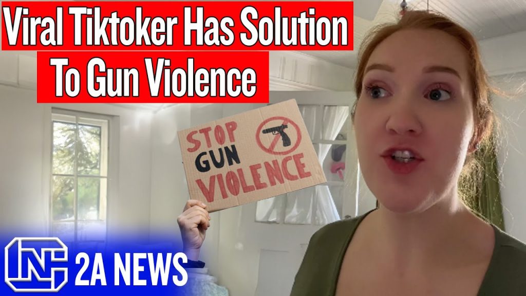 Viral Tiktok Lady Claims To Have The Solution To Gun Violence, You Won’t Believe This