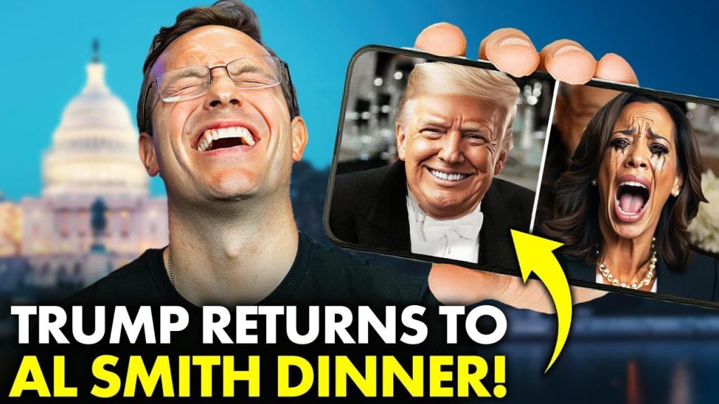 Trump Gives HYSTERICAL Speech at Iconic Al Smith Dinner as Kamala Skips, ABANDONS Catholics