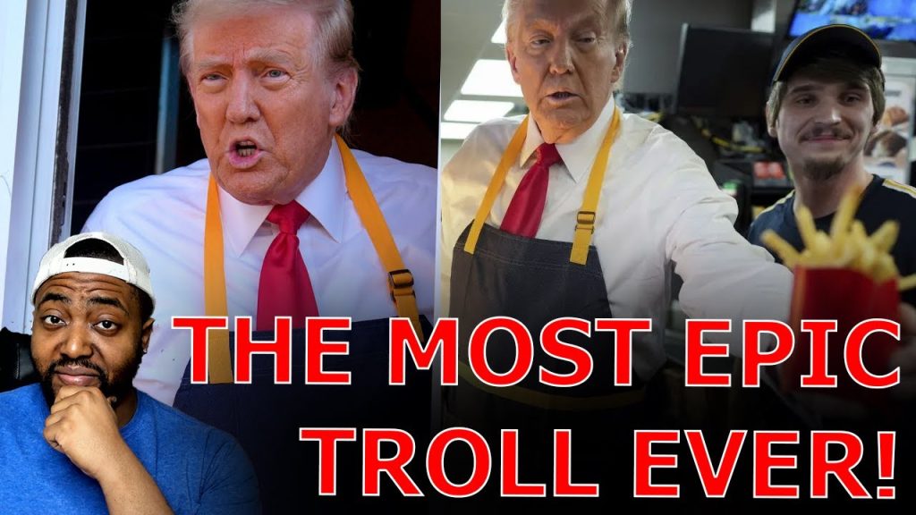 MSNBC COPES AND SEETHES Over TRUMP COOKING Fries At McDonald’s While TROLLING Kamala Harris!