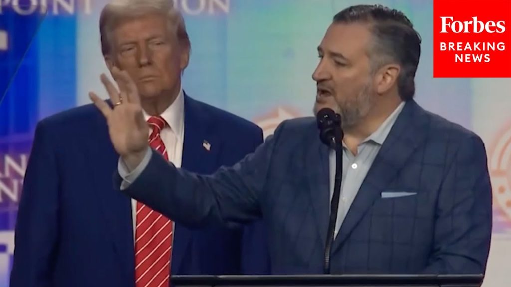 WATCH: Trump Invites Ted Cruz Up On Stage At Major Conservative Event