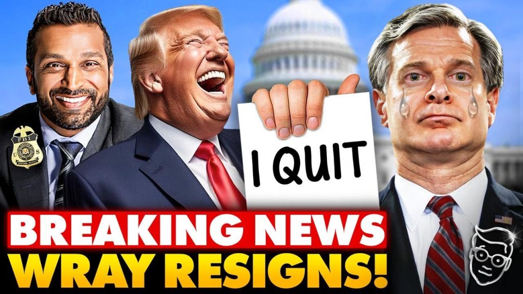 BREAKING: FBI Director Chris Wray RESIGNS, Surrenders To Trump & Kash | Deep State On Suicide Watch