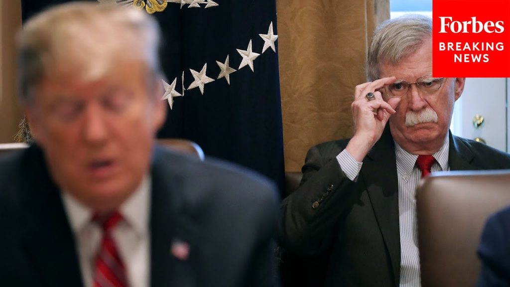 Trump Asked: ‘Why Did You Remove John Bolton’s Security Clearance?’