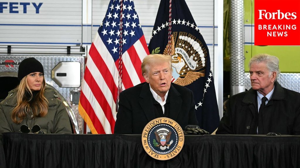 JUST IN: President Trump Holds Briefing With NC Emergency Responders On Response To Hurricane Helene