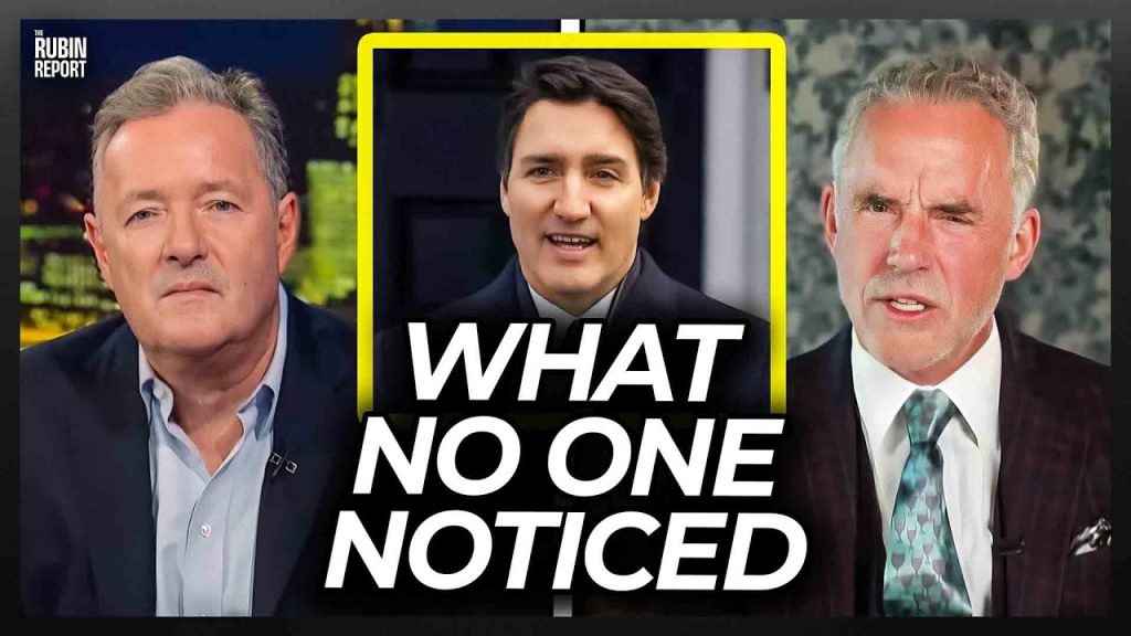 Jordan Peterson & Piers Morgan Notice Something About Trudeau’s Speech No One Noticed