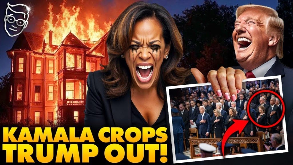 Kamala’s California Home Burglarized in Fire as Raging Kamala CROPS Trump out of Presidential Photo