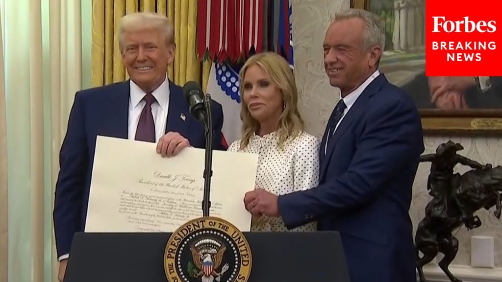 BREAKING NEWS: RFK Jr. Is Sworn In As HHS Secretary In Oval Office Ceremony With Trump