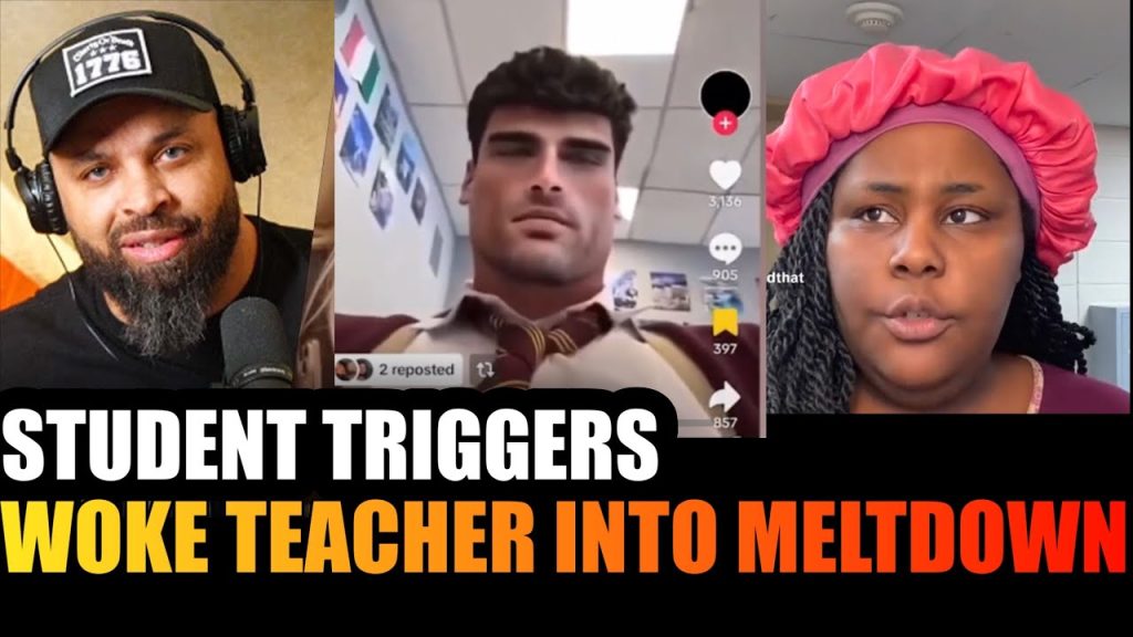 WOKE Teacher THROWS TEMPER TANTRUM because Pro Trump Student Asks Question about Politics in Class