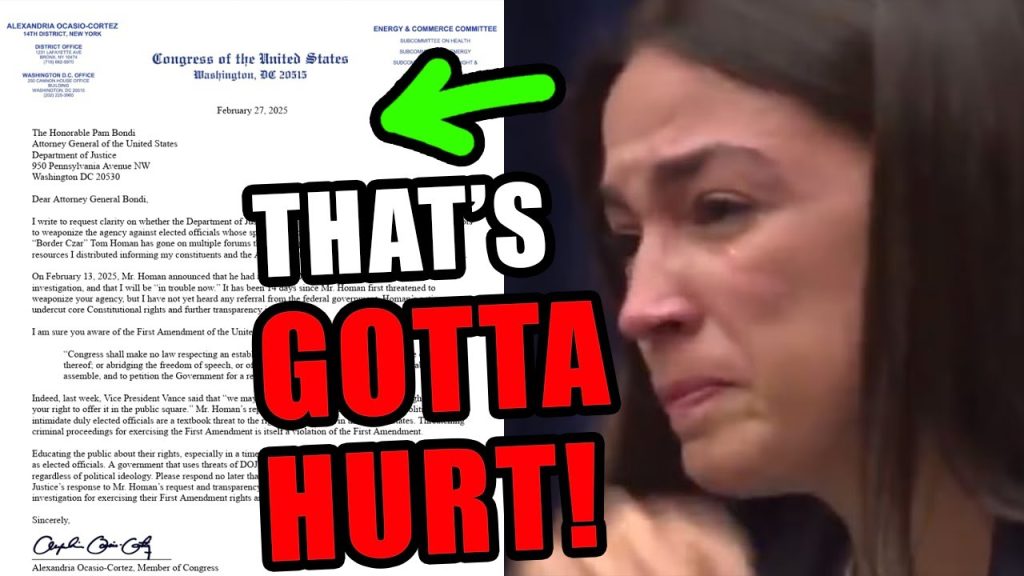 AOC is HYSTERICAL after DOJ criminal referral